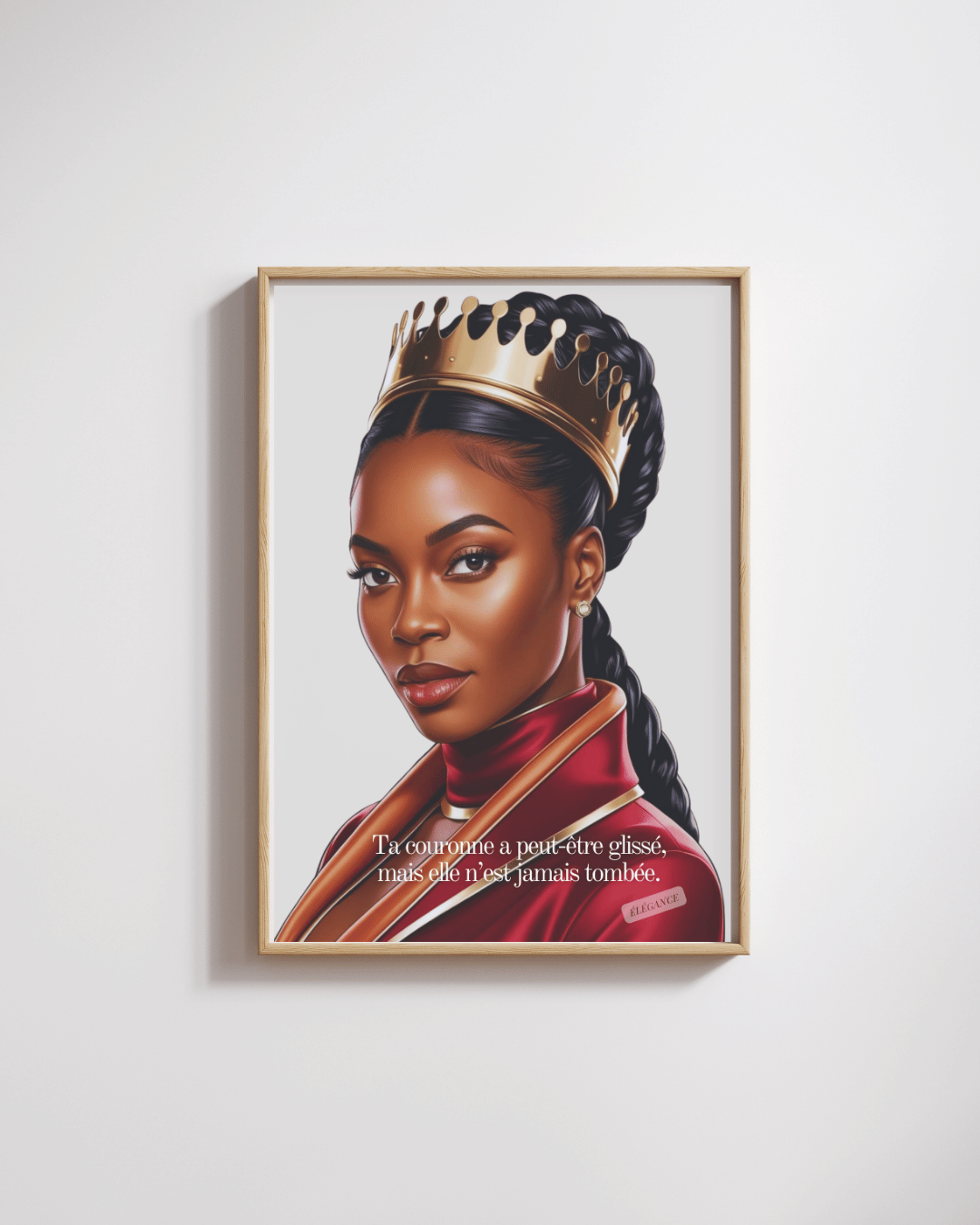Affiche imprimable – « Ta couronne » citation inspirante