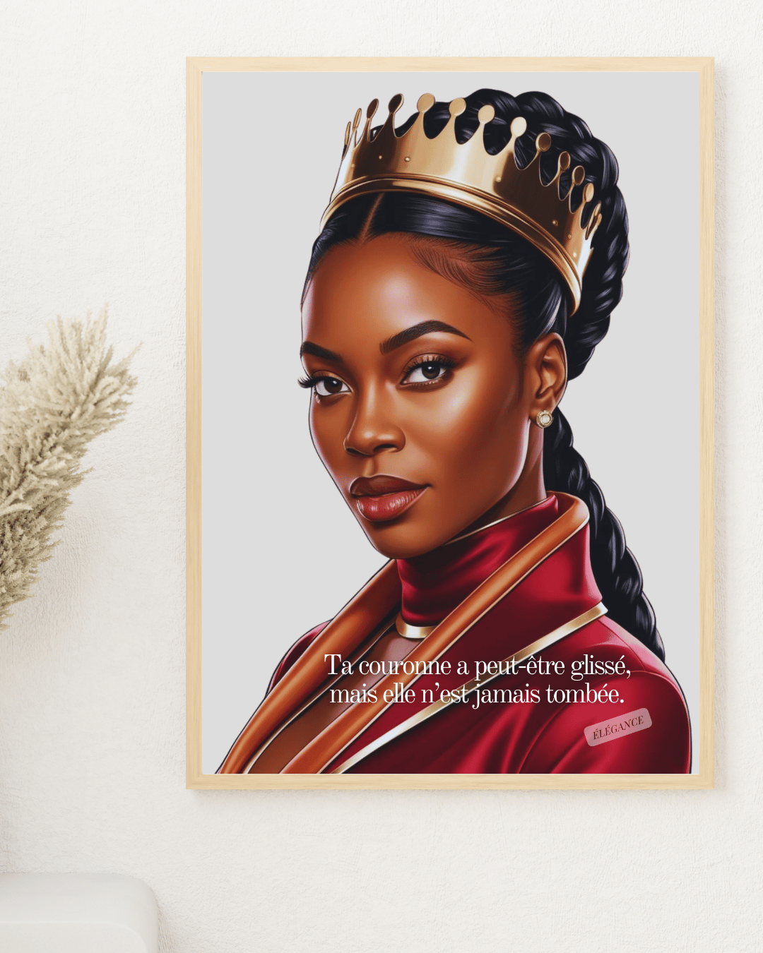 Affiche imprimable – « Ta couronne » citation inspirante