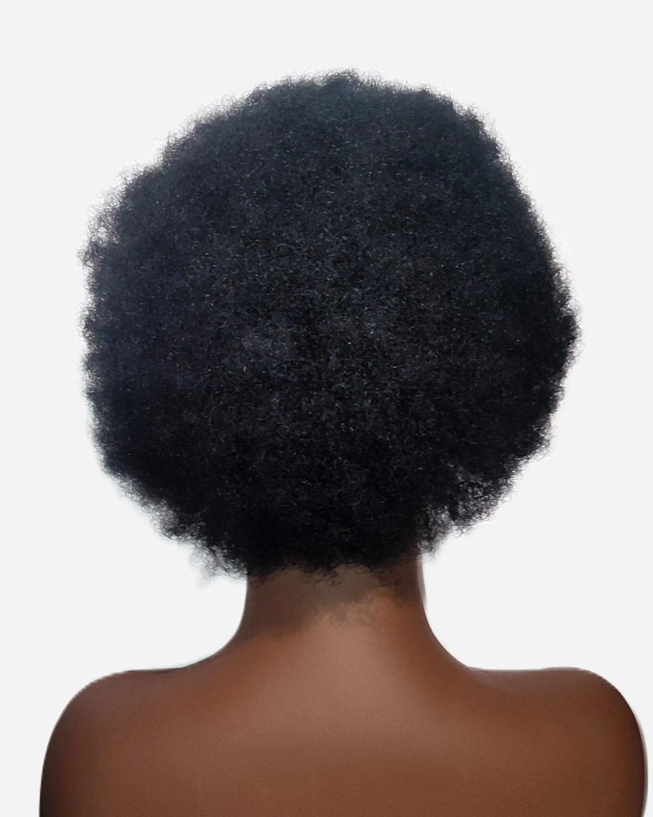 perruque pour femme africaine synthétique effet naturel bluffant crepus and co
