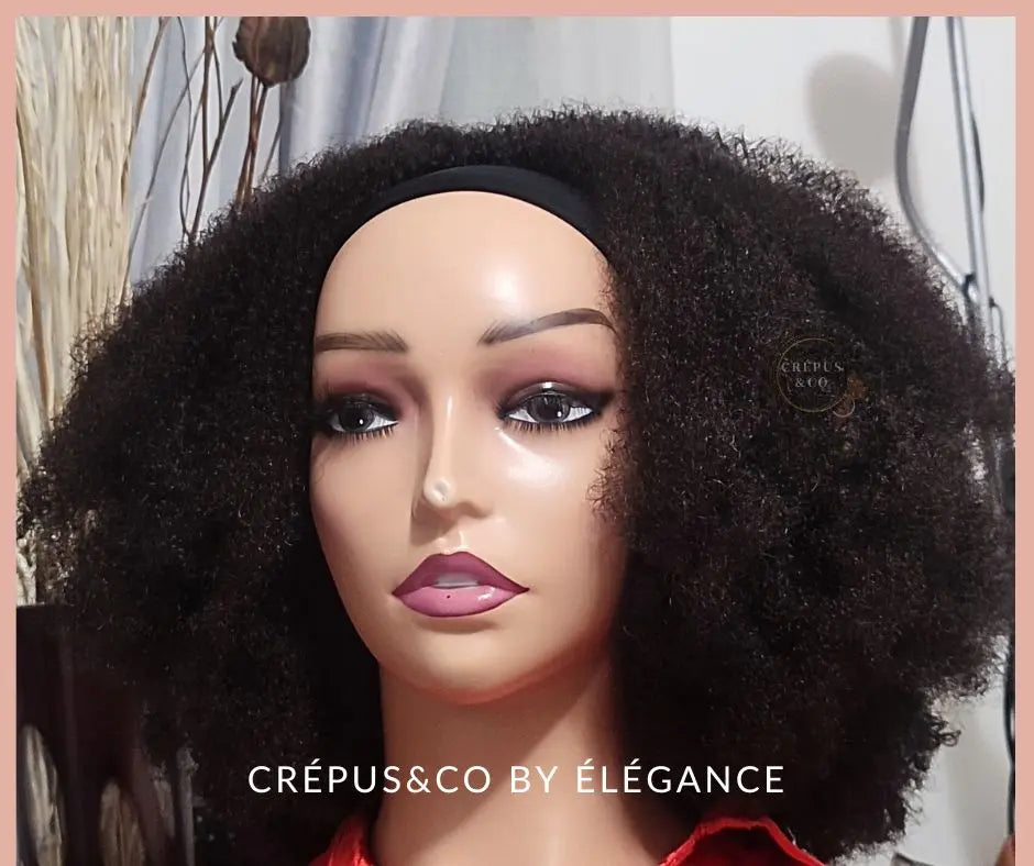 Perruque bandeau_cheveux naturels_Perruque afro_ Perruque ouvert_cheveux afro_cheveux crépus_Extension pour femme noir_perruque pose rapide_perruque synthétique femme_ perruque synthétique effet naturel_perruque synthétique femme_perruques sans colle