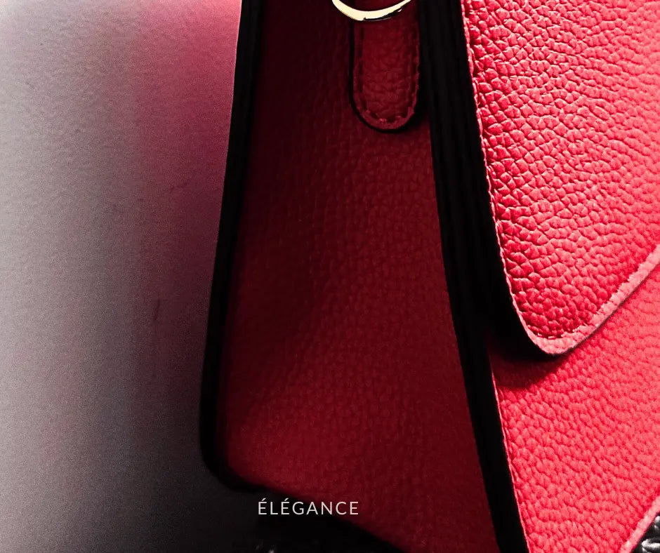 Petit Sac à Main Rectangulaire Rouge Elégance Simplement