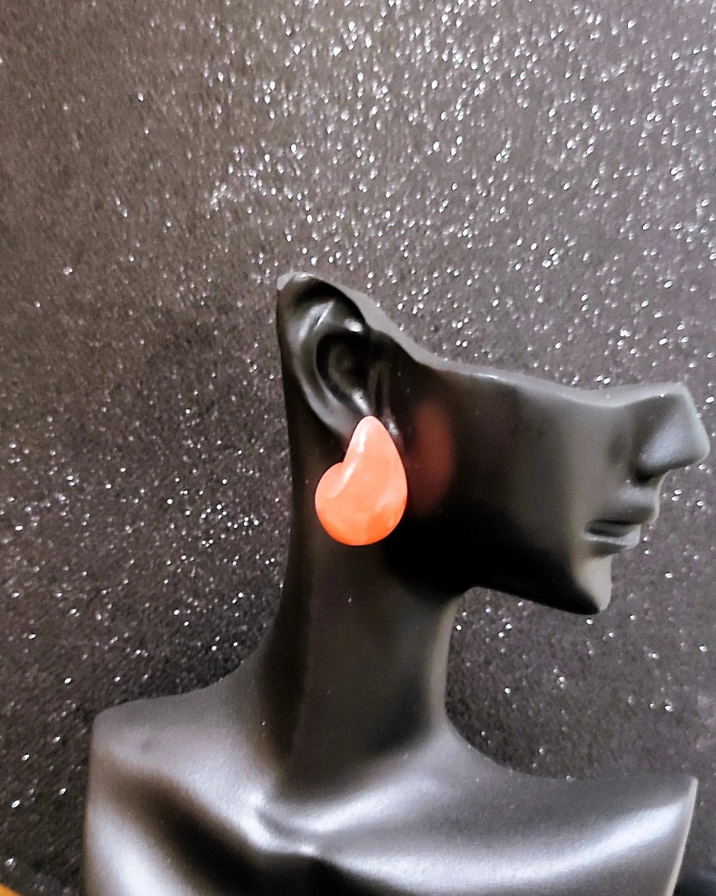 Zayane – boucle d'oreilles Mini Gouttes Marbrées Elégance Simplement