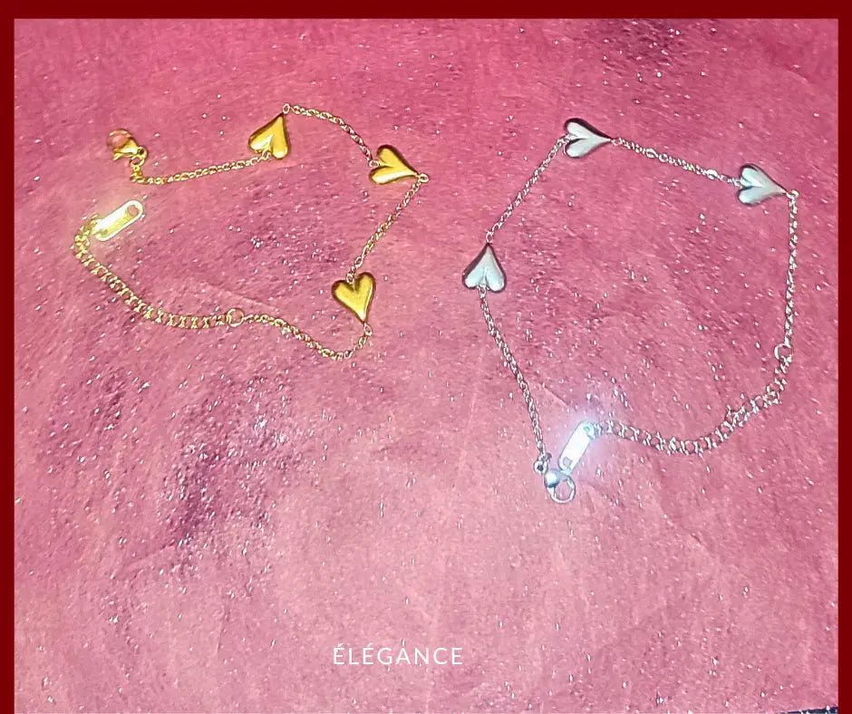 Bijou cœur doré, idéal comme cadeau original pour la Saint-Valentin.