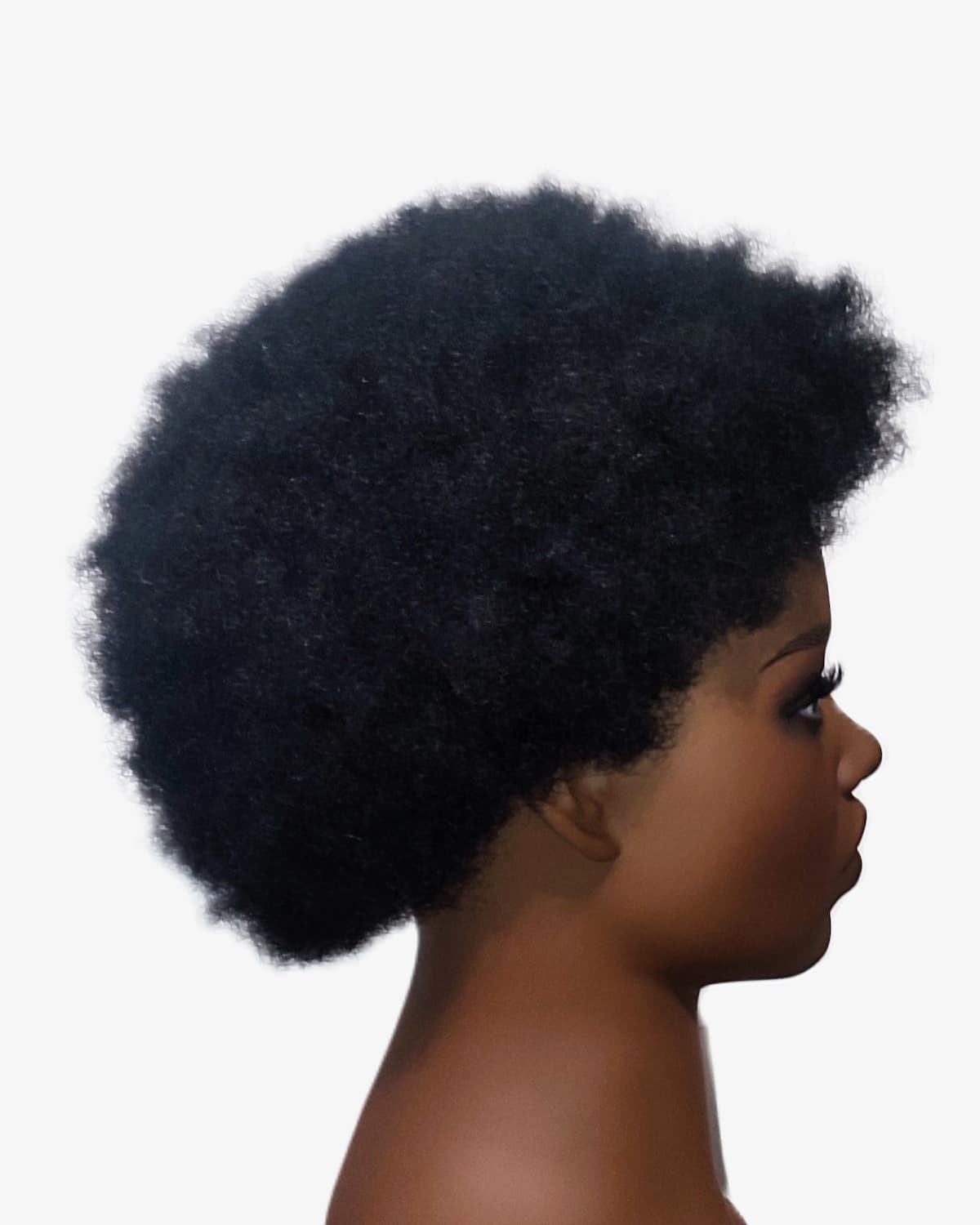 Afro court Sahily – perruque synthétique crépue, légère et douce, avec mini-peignes intégrés et effet naturel garanti.