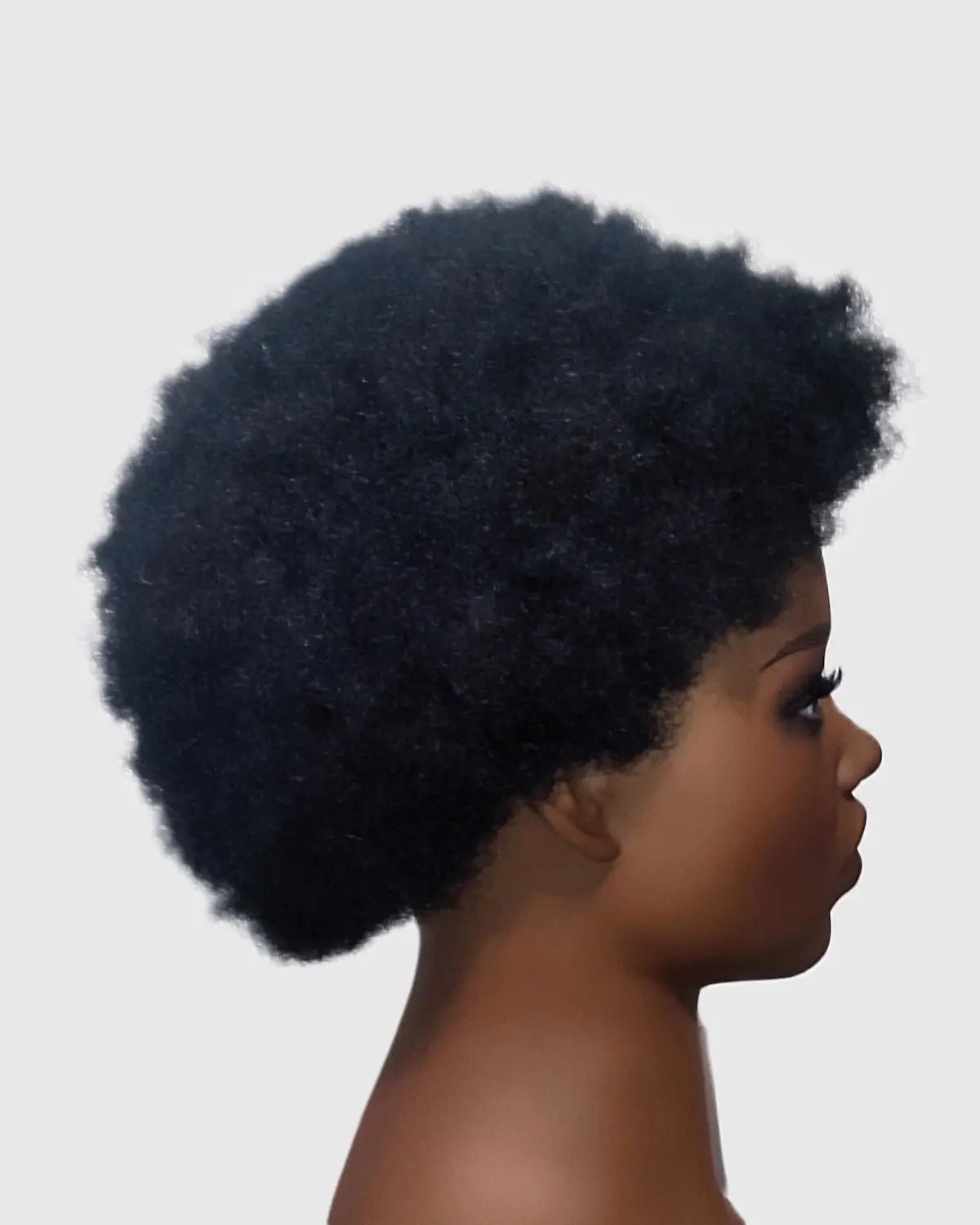Perruque synthétique pour femme africaine, afro court à texture fine crépus&co