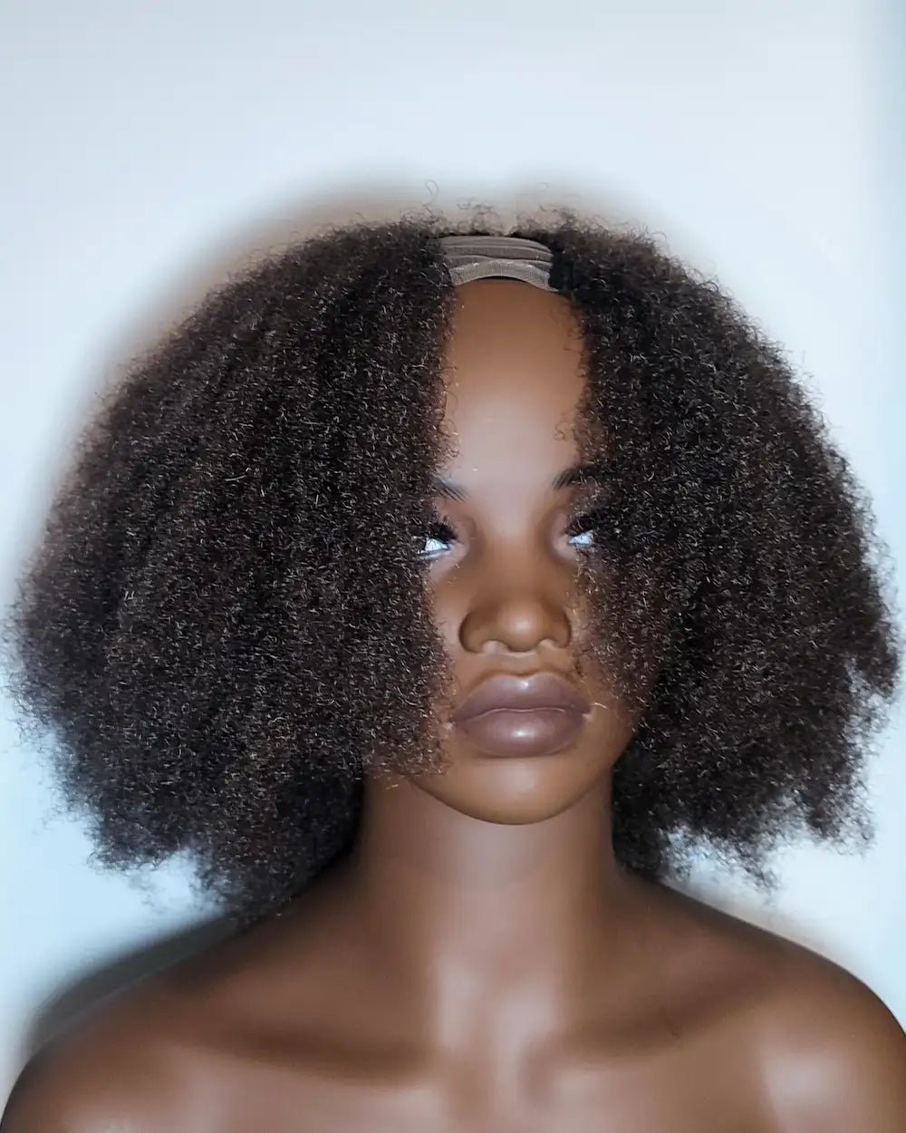 Perruque afro U-Part légère pour cheveux crépus, effet naturel et discret crepusandco magasin en ligne de perruque