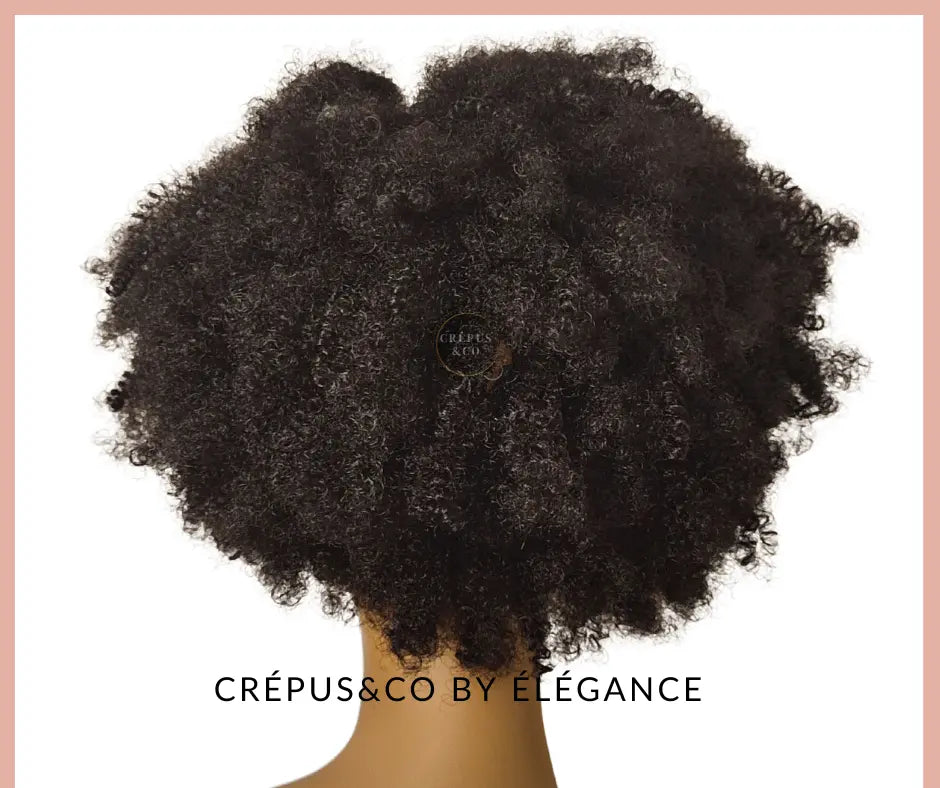 Extension texturée queue de cheval pour femme noire, cheveux afro boucles 3C, queue de cheval afro curls, coiffure haute boucle, extension cheveux afro pour femme, coiffure simple et rapide, postiche queue de cheval original et facile - ÉLÉGANCE SIMPLEMENT.
