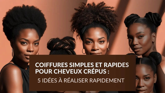 coiffure simple et rapide cheveux afro ou bouclés  5 Idées à Réaliser rapidement