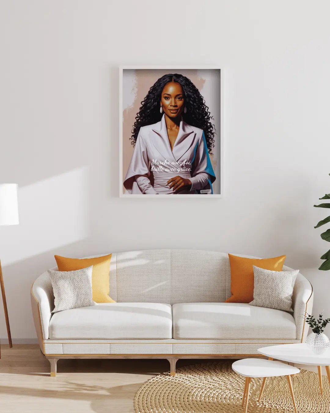 Affiche imprimable élégante et spirituelle, idéale pour femme croyante – formats A2 à A5, sans cadre