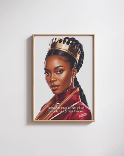 Affiche imprimable – « Ta couronne » citation inspirante