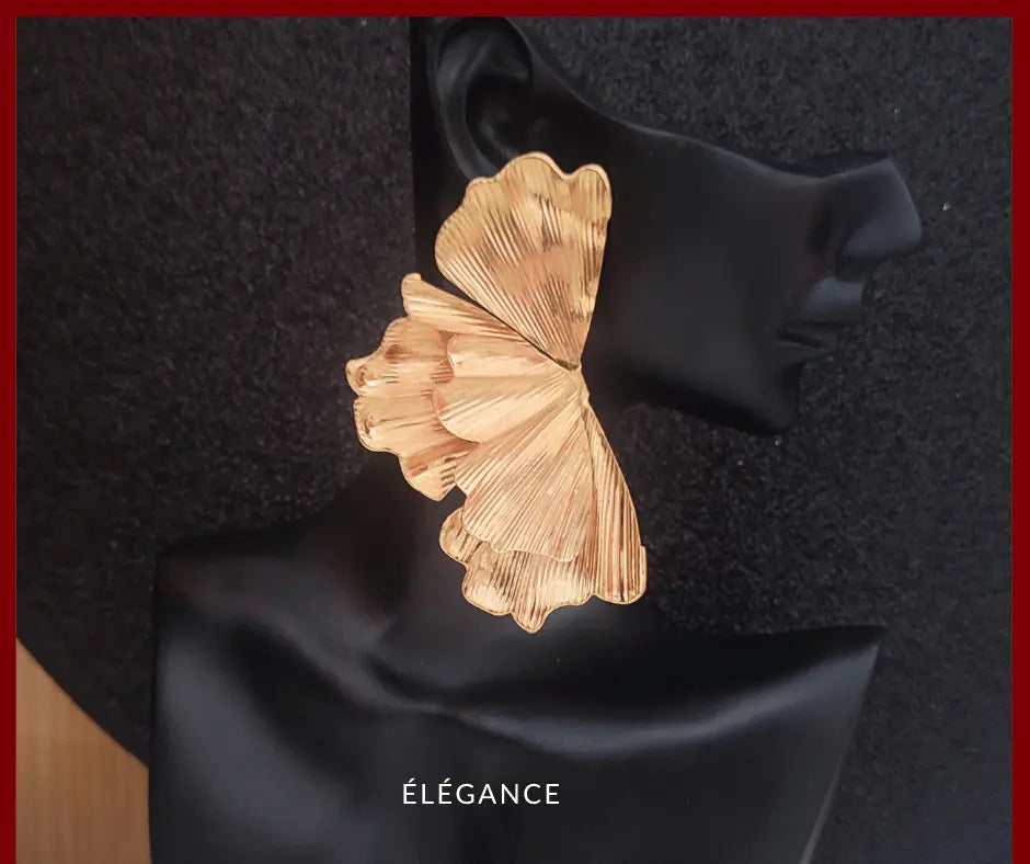 boucles d'oreilles légère et simple, boucles d'oreilles originales, boucles d'oreilles oversize, bijou femme, boucles d'oreille motif fleur, boucles d'oreilles tendance, boucle d'oreille légère_elegance bijoux_élégance bijoux_elegance simplement
