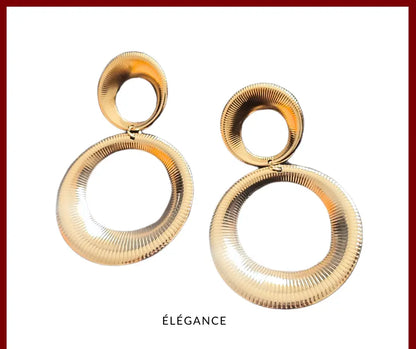 boucles d'oreilles originales, boucles d'oreilles vintage, bijou femme, boucles d'oreilles dorées, boucles d'oreilles tendance, boucle d'oreille pendantes, boucles ronde, élégance bijoux, les bijoux, tendance bijoux femme, bijoux tendances femme_elegance bijoux_élégance bijoux_elegance simplement