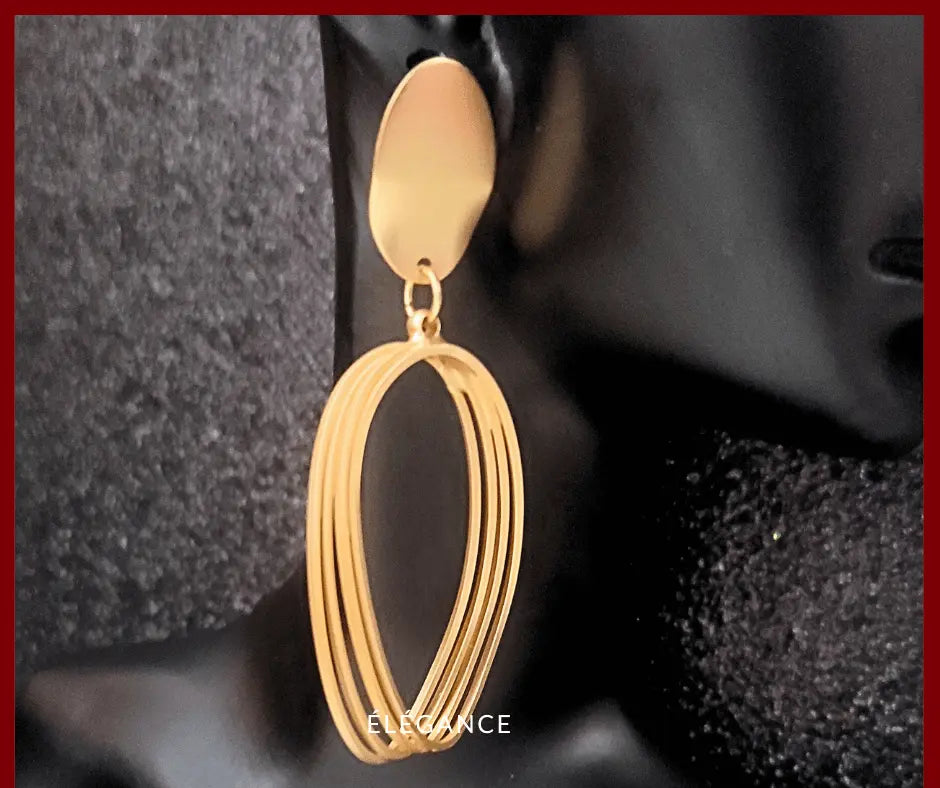 boucles d'oreilles originales, boucles d'oreilles créole, bijou femme, boucles d'oreilles dorées, boucles d'oreilles tendance, boucle d'oreille pendantes, boucles d'oreilles légères, boucles d'oreilles créoles ovales, élégance bijoux, elegance simplement, des bijoux