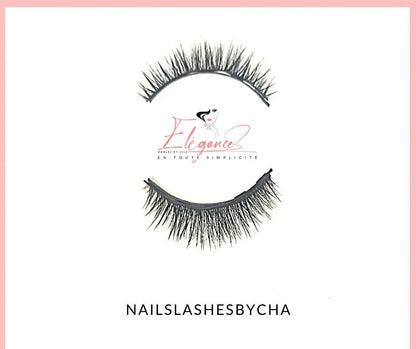 Faux cils 3D magnétiques - extension de cils naturelleNails&LashesbyCha