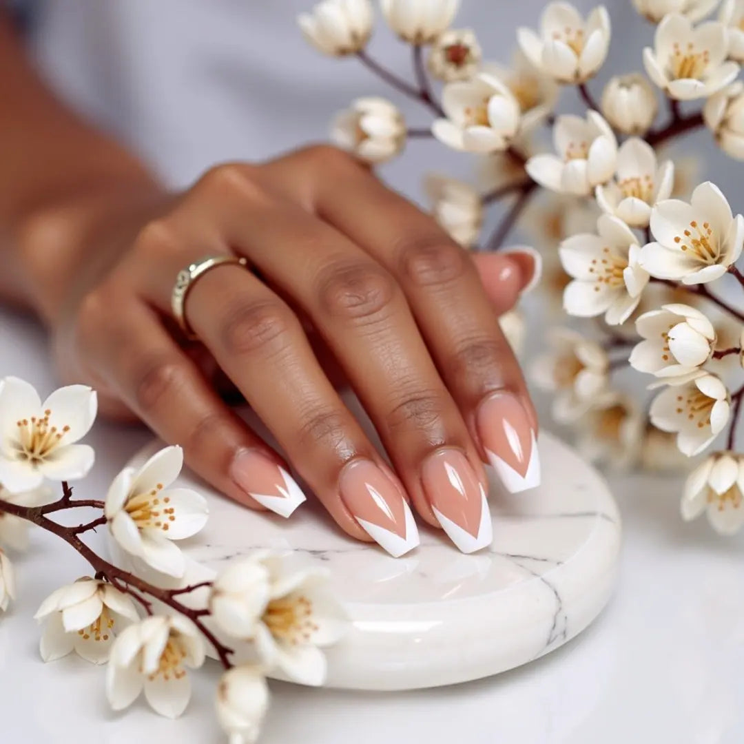 faux ongles reutilisable faux ongles réutilisable sans colle ongle french original elegance faux ongles réutilisables faux ongle mi long faux ongles avec french french sur ongle ballerine