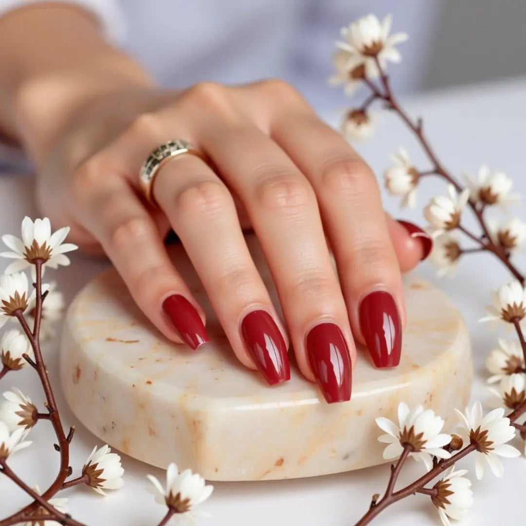 Kits faux ongles ballerine glossy mi-long NAILS&LASHESBYCHA