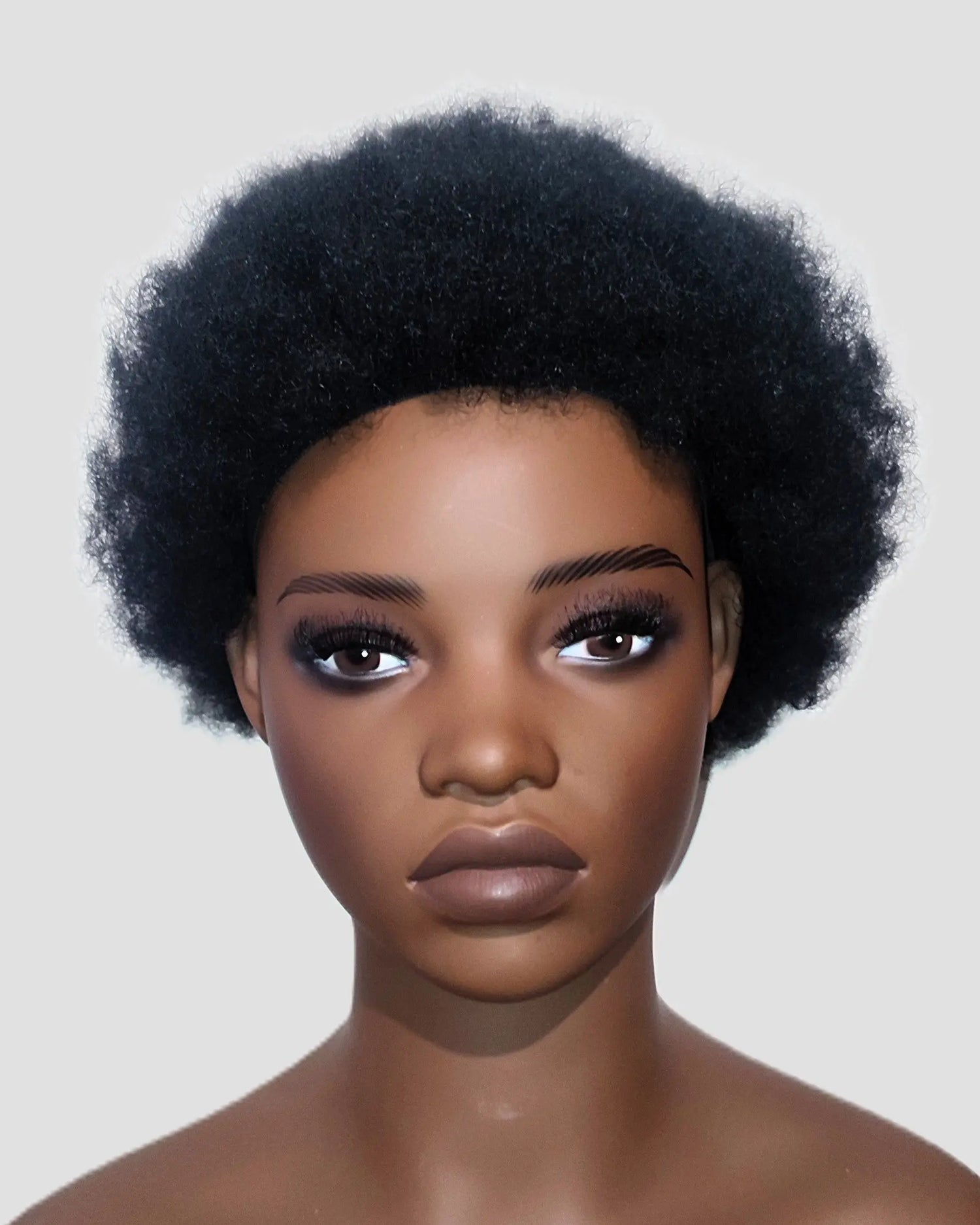 Perruque femme africaine Sahily à porter en perruque complète ou demi-perruque, afro léger crépus and co boutique en ligne de perruque synthétique pas cher 