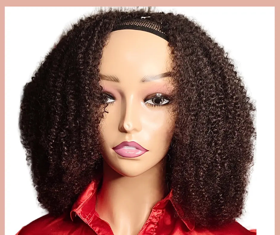 Perruque U-part cheveux frisés Séphora Crépus&Co Elégance Simplement, avec des boucles 3c naturelles. Perruque bouclée pour femme, raie ouverte, cheveux frisés et crépus, perruque synthétique bouclée avec effet naturel, idéale pour femmes, sans colle.