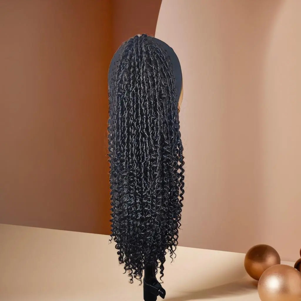 Postiche queue de cheval bouclée longue Crepus and Co – Extension cheveux bouclés de 20 pouces avec élastique pour un maintien sécurisé. Ajoutez du volume et de la longueur instantanément à votre coiffure avec cette queue de cheval avec élastique, élégante et facile à poser.