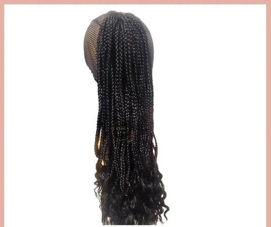 Postiche cheveux tressée Gaby_postiche queue de cheval tresses_rajout tresse africaine_postiche queue de cheval elastique tresse africaine, postiche fausse queue de cheval_postiche queue de cheval tresses_queue de cheval_coiffure facile_coiffure simple_coiffure facile a faire seule_rajout queu de cheval_queuedecevalavecélastique