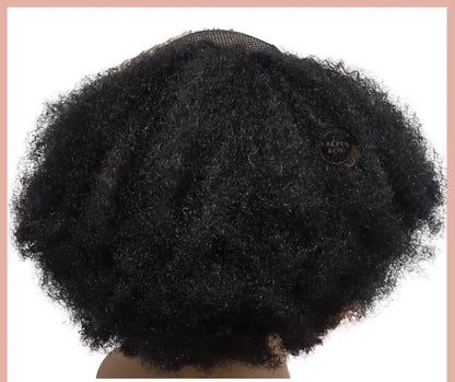 xtension cheveux afro pour femmes africaines. Queue de cheval crépus avec élastique. Idéal pour coiffures afro naturelles,