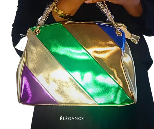 Sac à Main Multicolore Métallique Elégance Simplement accessoires beauté