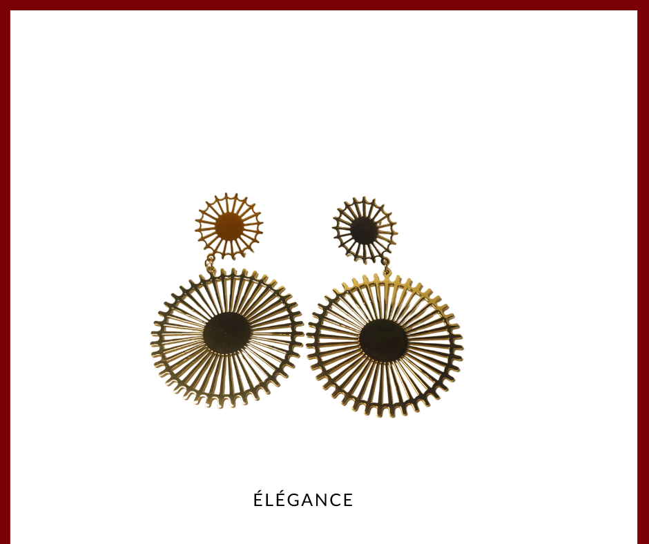 Paire de boucles d’oreilles pendantes et longues en acier chirurgical, bijou durable et chic