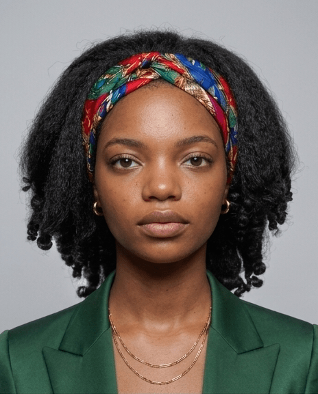 Perruque Kinky Straight Taby couleur 2 brun cheveux crépus