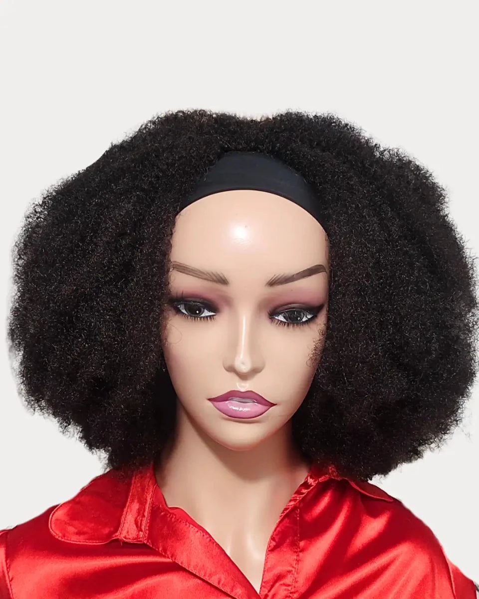Perruque afro bandeau Kéziah texture frisée effet naturel