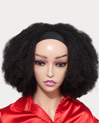 Perruque afro bandeau Kéziah texture frisée effet naturel