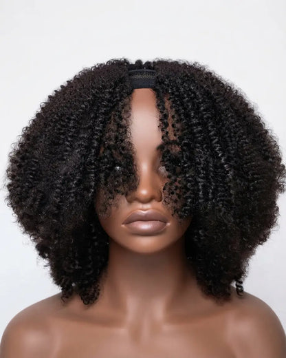 Perruque synthétique premium sans colle, facile à poser, modèle Kéziah