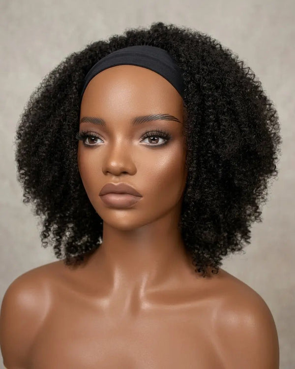 Perruque afro bandeau | Cheveux Frisés 4A 4B Kéziah
