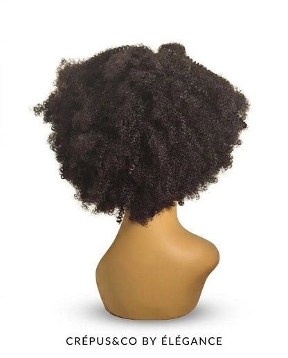 Extension cheveux bouclés Kéziah, postiche queue de cheval 10 pouces avec volume naturel et fixation élastique - CrépusandCo