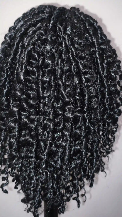 Postiche extensions cheveux  bouclée 