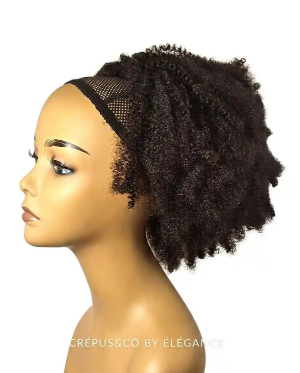 Queue de cheval afro Idéal pour coiffures afro rapides et faciles - Extension ponytail cheveux afro pour femmes noires.