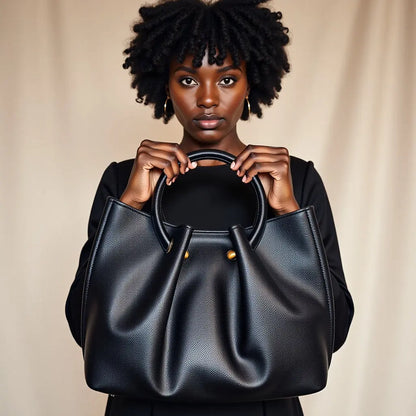 Sac à main Manoukian Camille noir, élégant et pratique avec une bandoulière amovible. Ce sac à main chic pour femme allie tendance et confort. Parfait pour un look moderne, il offre suffisamment d’espace pour vos essentiels tout en étant un accessoire sophistiqué. Un sac noir polyvalent à adopter pour compléter vos tenues