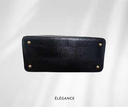Sac à main Maoukian Studio noir femme vue de bas 