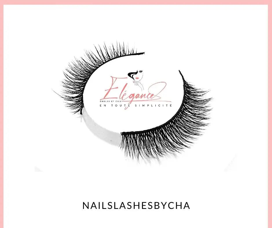 Kit de faux cils 3D réutilisables, effet naturel avec volume. Faux cils courts et élégants, à poser avec colle. Parfaits pour un regard intense et discret, signés ÉLÉGANCE