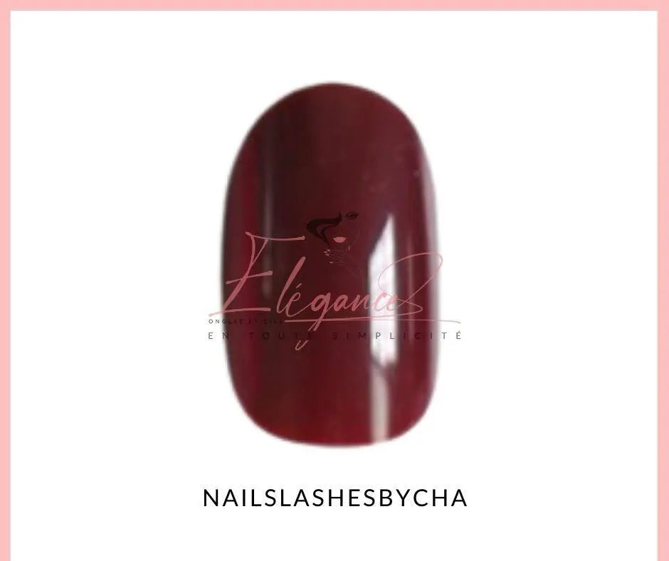 Kit faux ongles rond courts press on nails - NAILS&LASHESBYCHA faux ongles réutilisables rouge