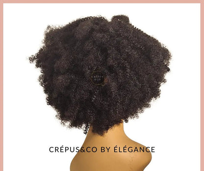 Postiche queue de cheval avec élastique, boucles kinky curly afro, coiffure rapide et naturelle pour cheveux texturé